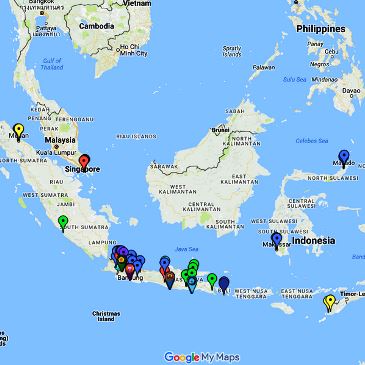 Locations and Maps (Google Map) Shift School Program Nomor